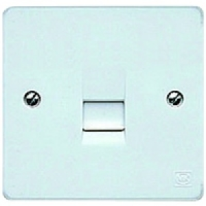 MK Slave Telephone Socket 1 Gang K0427PPK £4.44