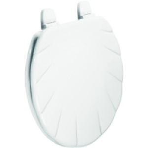 White Moulded Shell Toilet Seat