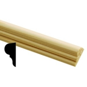 Wickes Pine Ogee Moulding FB1076 8x15x2400mm £2.79