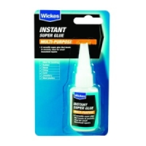 Wickes Multi-Purpose Instant Super Glue 20g