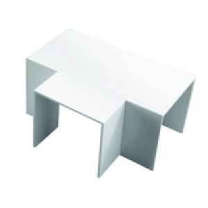 Wickes Maxi Trunking Flat Tee White 50x90x70mm