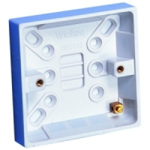 Wickes Pattress Box 1 Gang 25mm 6 Pack £3.36