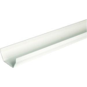 Squareline Gutter 2m White