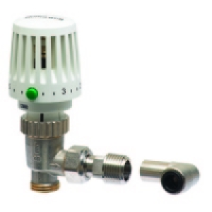 Honeywell VT117 Angled TRV Including Pushfit Elbow 10mm