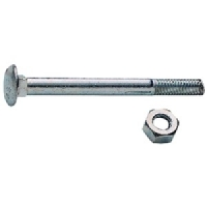 Wickes Carriage Bolt Nut & Washer M6x75mm Pack 6 £2.82