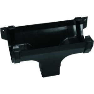 Wickes Black Squareline Gutter Running Outlet £2.79