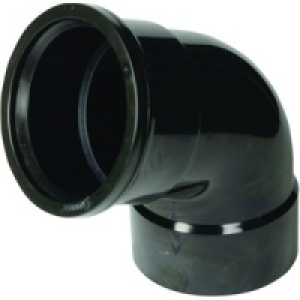 Wickes 110mm Black Soil Top Offset Bend