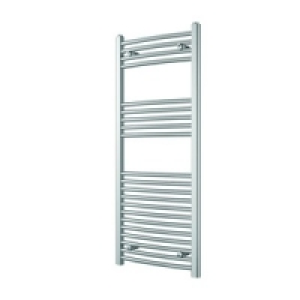 Wickes Curved Towel Radiator Chrome 1200x500mm