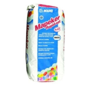 Mapei Mapeker Rapid Set Flex Tile Adhesive White 20kg