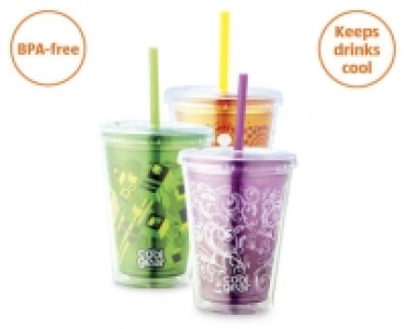 Chiller Drink Cup With Straw
