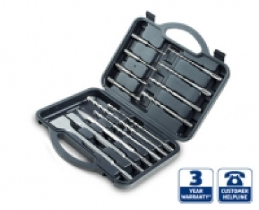 14 Piece Drill Bit and Chisel Set