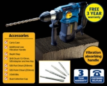 1500W SDS Rotary Hammer Drill