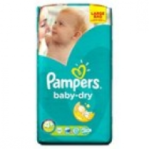 Pampers Baby Dry Size 4+ Maxi+ 9-20Kg £9.00
