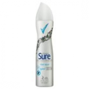 Sure Women Crystal Clear Aqua Aerosol Anti-P &pound;3.19