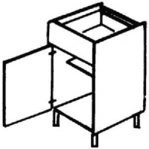 Wickes Inverness Base Unit Drawer Line 300mm &pound;137.00