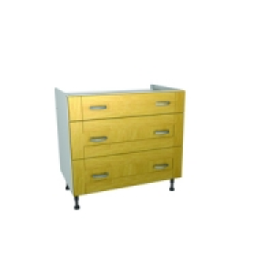 Wickes Memphis Pan Unit Oak Effect Shaker 900mm Box 1 of 2 &pound;134.00