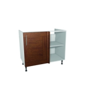 Wickes Rockford Corner Base Unit Walnut 1000mm £83.00