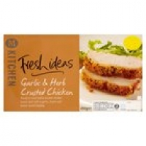 M Kitchen Garlic & Herb Crusted Chicken