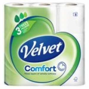 Triple Velvet Soft Pure White Toilet Ti
