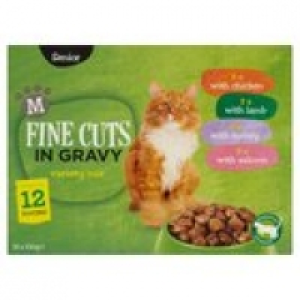 Morrisons Senior Cat Fine Cuts in Gravy