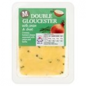 Morrisons Double Gloucester with Onion & Chiv