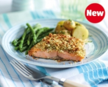 2 Specially Selected Scottish Salmon Fillets with a Garlic B