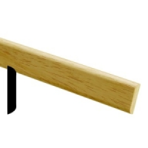 Light Hardwood D Shape 6x25x2400mm