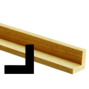 Light Hardwood Square Corner 18mmx2.4m