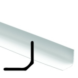White PVC Internal Angle 18x18x2400mm