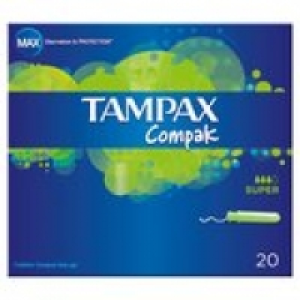 Tampax Compak Super with Applicator Ta
