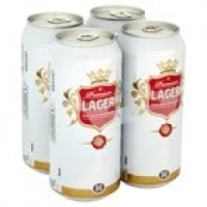 Morrisons Premium Lager Cans