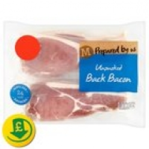 Morrisons Unsmoked Rindless Back Bacon 24