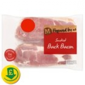 Morrisons Smoked Rindless Back Bacon 24 P
