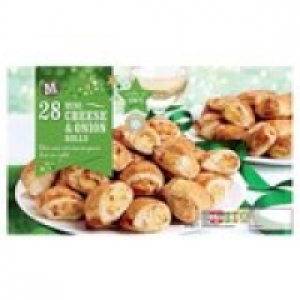 M Kitchen Cheese & Onion Rolls 28 Pack