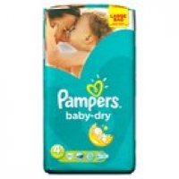 Morrisons  Pampers Baby Dry Size 4 (Maxi) Nappies