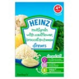 Heinz 4 Mths+ Cauliflower & Broccoli Cheese D