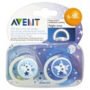 Avent Soother Night Time 6-18 Month