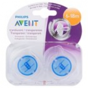 Avent Soother Translucent BPA Free