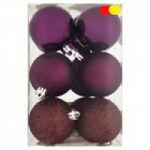 Morrisons Plum Baubles