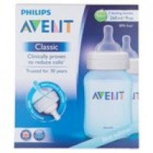 Avent Classic Blue Feeding Bottles
