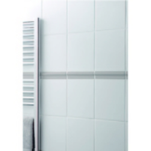 Ceramic Wide Rail Border Tiles White 50x200mm PK6