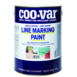 Coo-Var Low Odour Line Marking Paint Yellow 5L £49.99