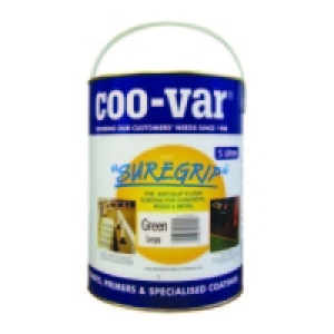 Coo-Var Suregrip Anti-Slip Floor Paint Green 5L £49.99
