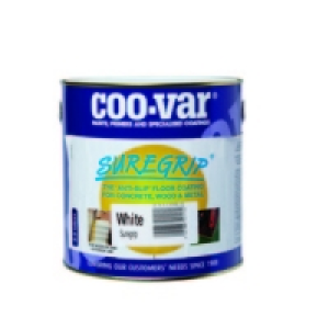 Coo-Var Suregrip Anti-Slip Floor Paint White 2.5L £29.99