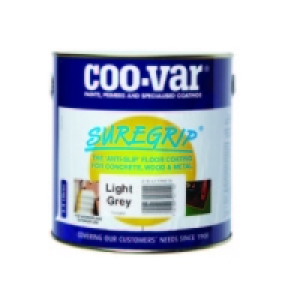 Coo-Var Suregrip Anti-Slip Floor Paint Light Grey 2.5L