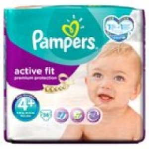 Pampers Active Fit Size 4+ (Maxi+) Nap £6.50