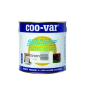 Coo-Var Suregrip Anti-Slip Floor Paint Green 2.5L £29.99