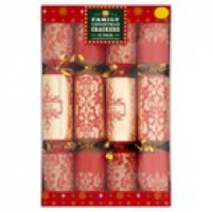 Morrisons Family Crackers Red/Gold