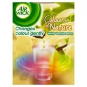 Airwick Colour Changing Candle White Vanilla