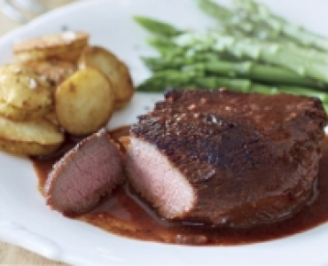 South African Ostrich Steaks in Marrakesh Sauce